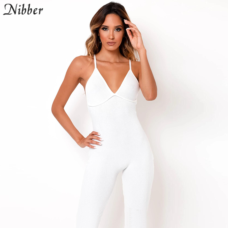 2011nibber backless hollow ribbed knitting sling jumpsuits women club party night slim wear high street casual jumpsuits female, Black;white
2011nibber backless hollow ribbed knitting sling jumpsuits women club party night slim wear high street casual jumpsuits female, Black;white