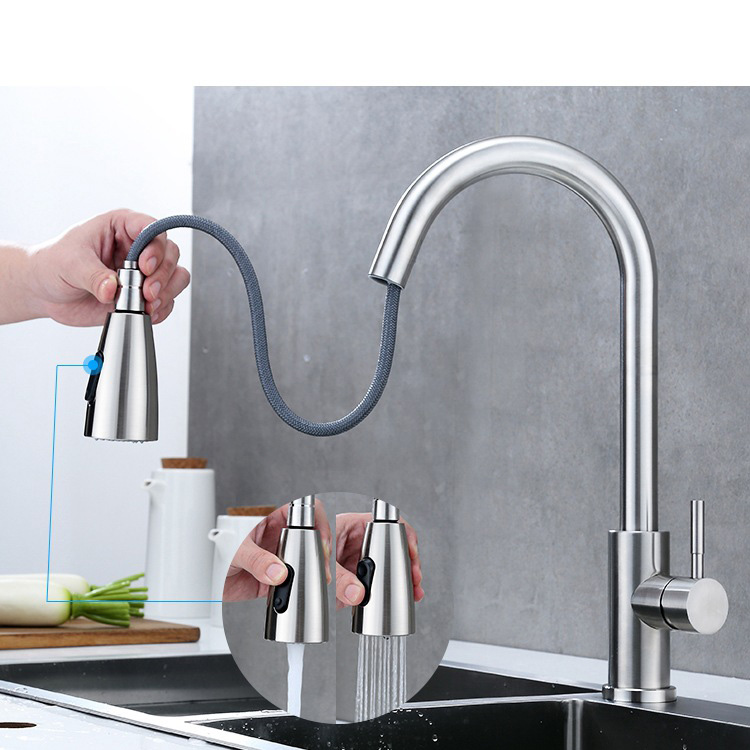 Kitchen Faucet Brushed Gold And Multicolor Pull Out Water Mixer Tap Single Handle Rotation Shower Faucets
Kitchen Faucet Brushed Gold And Multicolor Pull Out Water Mixer Tap Single Handle Rotation Shower Faucets
