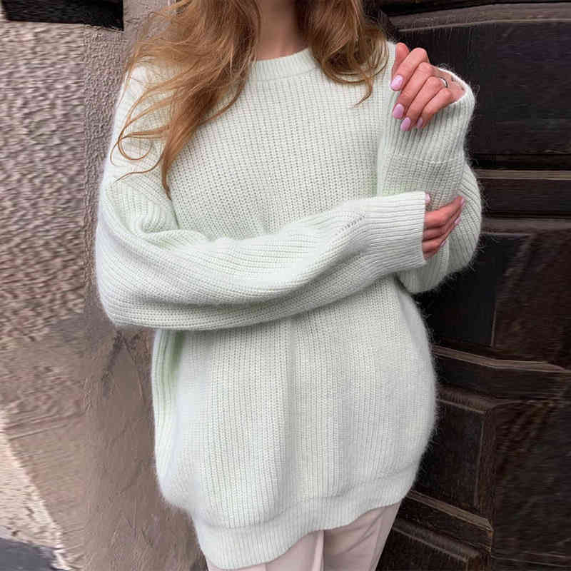 women's sweaters cashmere soft loose knitted solid female pullovers knitwear thicken warm o-neck winter autumn basic jumper ho3q, White;black
women's sweaters cashmere soft loose knitted solid female pullovers knitwear thicken warm o-neck winter autumn basic jumper ho3q, White;black