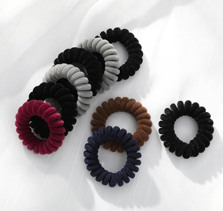 2021 Elastic Knit Telephone Wire Bands Girl Woman Accessories Rubber Band Headwear Spiral Shape Hair Ties, Mixed color
2021 Elastic Knit Telephone Wire Bands Girl Woman Accessories Rubber Band Headwear Spiral Shape Hair Ties, Mixed color