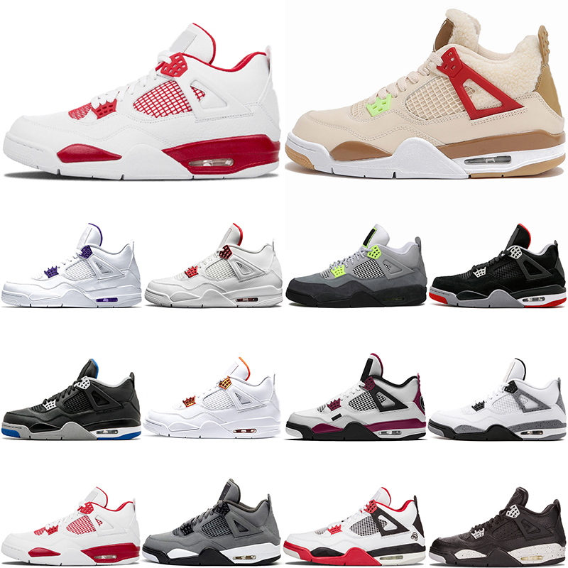 wholesale basketball shoes 4 4s Black Cat Pure Money Pine Green oreo Fire Red Cool Grey White Cement orange metallic bred Neon trainers sneakers men, Alternate 89
wholesale basketball shoes 4 4s Black Cat Pure Money Pine Green oreo Fire Red Cool Grey White Cement orange metallic bred Neon trainers sneakers men, Alternate 89