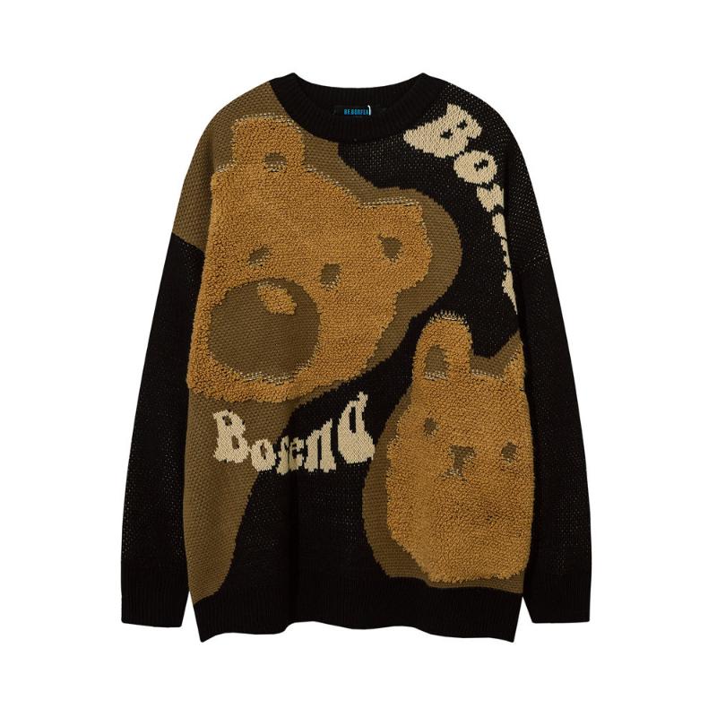 Men's Sweaters Winter Soft Sweater Men Furry Bear Flocking Oversized Knitted Streetwear Hip Hop College Student Pullover Unisex, White;black
Men's Sweaters Winter Soft Sweater Men Furry Bear Flocking Oversized Knitted Streetwear Hip Hop College Student Pullover Unisex, White;black