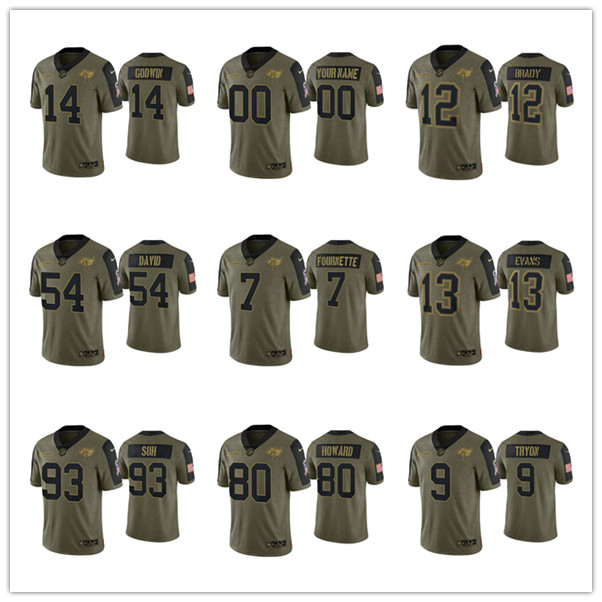 Tampa''Bay''Buccaneers''MEN WOMEN YOUTH Chris Godwin David Tom Brady Mike Evans 2021 Salute To Service Limited football Jersey, 14
Tampa''Bay''Buccaneers''MEN WOMEN YOUTH Chris Godwin David Tom Brady Mike Evans 2021 Salute To Service Limited football Jersey, 14