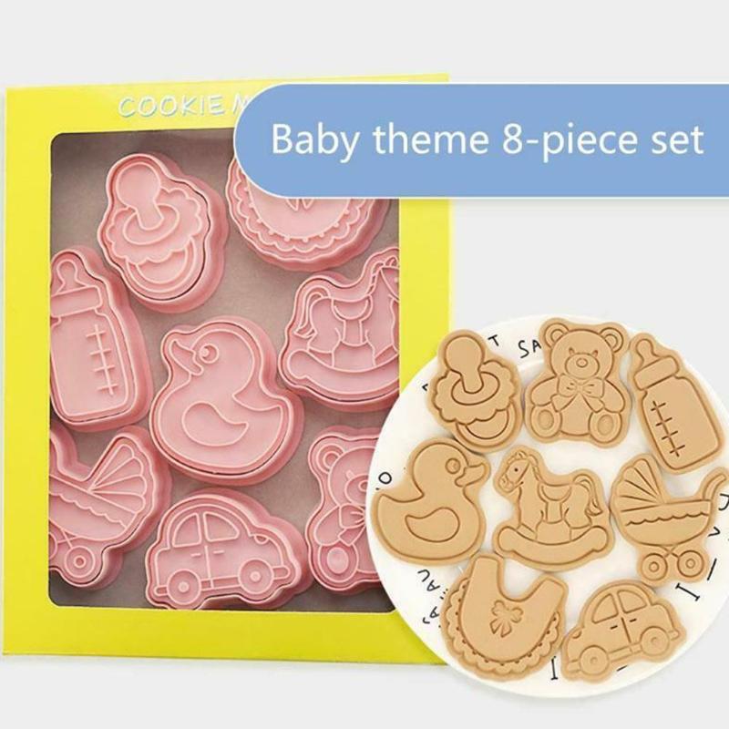 Baking Moulds 8Pcs/set 3D Cartoon Car Duck Bakeware Cookie Mold DIY Fondant Biscuit Birthday Christmas Cake Decorating Tools
Baking Moulds 8Pcs/set 3D Cartoon Car Duck Bakeware Cookie Mold DIY Fondant Biscuit Birthday Christmas Cake Decorating Tools