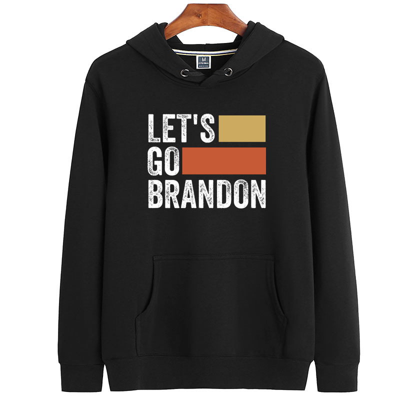 LET'S GO BRANDON Men's and Women's Letter Box Print Hoodie Loose Comfortable Fashion Street Fashion Casual Autumn, Black
LET'S GO BRANDON Men's and Women's Letter Box Print Hoodie Loose Comfortable Fashion Street Fashion Casual Autumn, Black