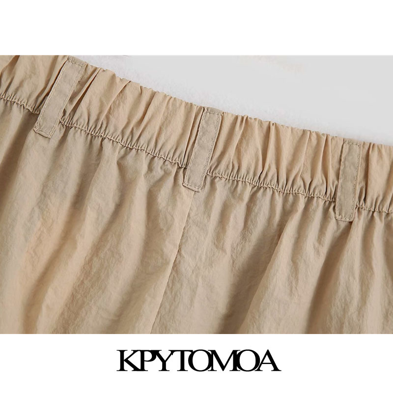Women Chic Fashion High Waisted Cozy Pants Zipper Fly Elastic Hem Female Ankle Trousers Pantalones Mujer 210420