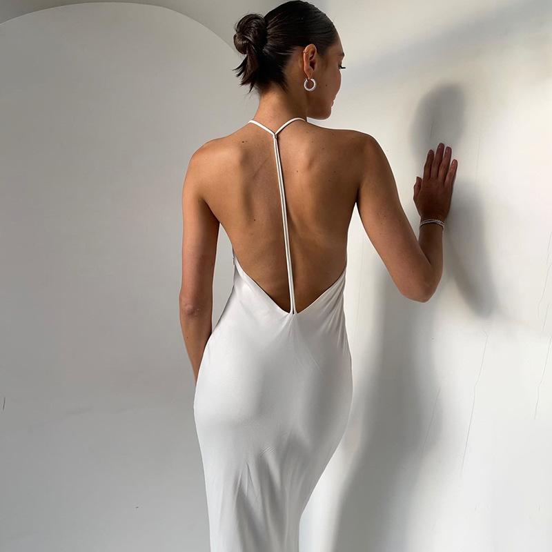 Casual Dresses Puloru Elegant Backless Long Evening Women Solid Color Halter Maxi Wrap Dress Party Club Vestidos Bodycon, Black;gray
Casual Dresses Puloru Elegant Backless Long Evening Women Solid Color Halter Maxi Wrap Dress Party Club Vestidos Bodycon, Black;gray
