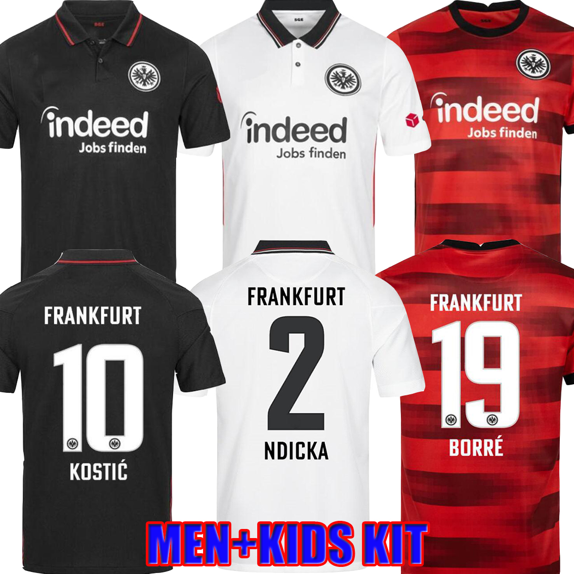 21 22 Eintracht Frankfurt soccer jersey 2021 2022 Die Adler SOW Borré KOSTIC JOVIC Younes football uniform kids kit HASEBE KAMADA HINTEREGGE, Black;yellow
21 22 Eintracht Frankfurt soccer jersey 2021 2022 Die Adler SOW Borré KOSTIC JOVIC Younes football uniform kids kit HASEBE KAMADA HINTEREGGE, Black;yellow