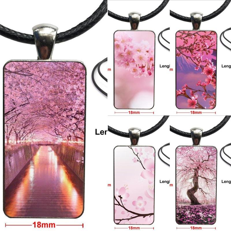Pendant Necklaces For Women Kids Brand Steel Color Jewelry Fashion Statement Necklace Glass Pendants Japan Sakura Cherry Pink, Silver
Pendant Necklaces For Women Kids Brand Steel Color Jewelry Fashion Statement Necklace Glass Pendants Japan Sakura Cherry Pink, Silver