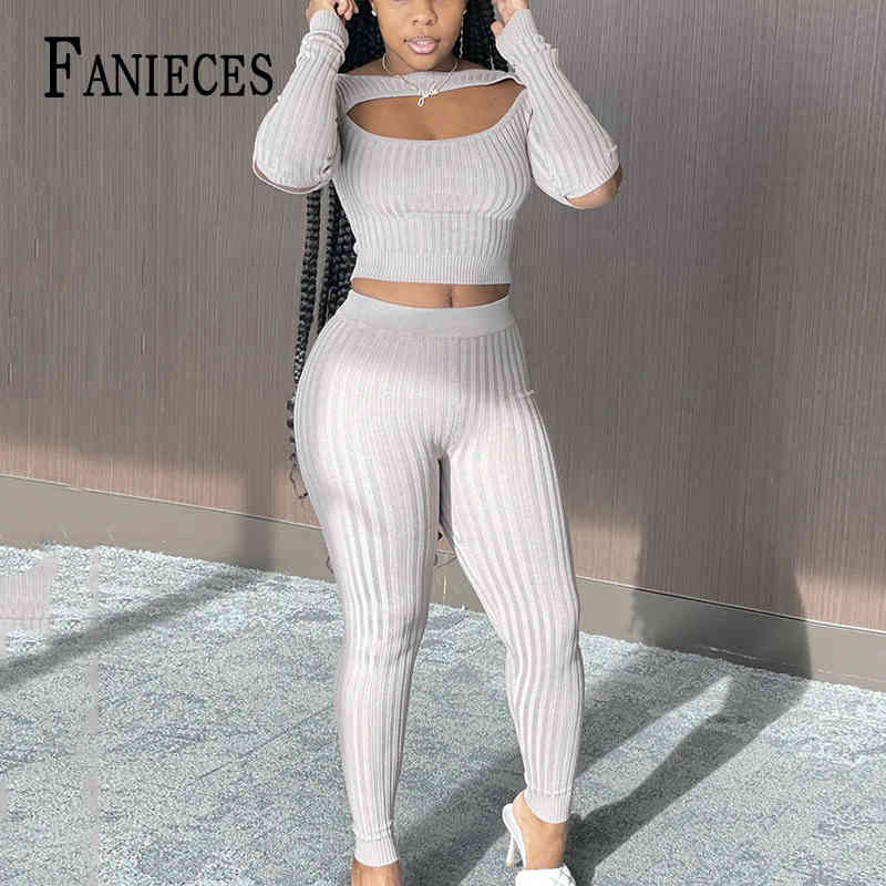 Women Summer Casual two pieces set tracksuit elastic skinny long sleeve crop top and Pants sportswear 2 slim outfit 210520, White
Women Summer Casual two pieces set tracksuit elastic skinny long sleeve crop top and Pants sportswear 2 slim outfit 210520, White