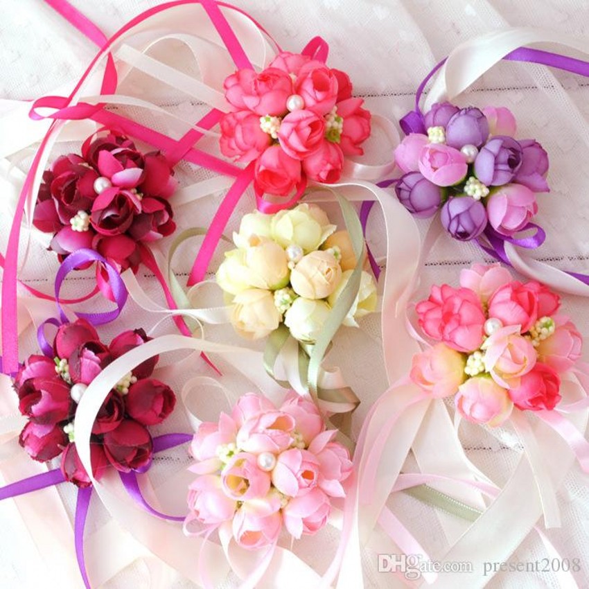 20Pcs/lot Bride Girl Bridesmaid Wedding Hand Wrist Corsage Adjustable Ribbon Rose Bracelets Floral Party Prom Flower wreath, Wine red
20Pcs/lot Bride Girl Bridesmaid Wedding Hand Wrist Corsage Adjustable Ribbon Rose Bracelets Floral Party Prom Flower wreath, Wine red