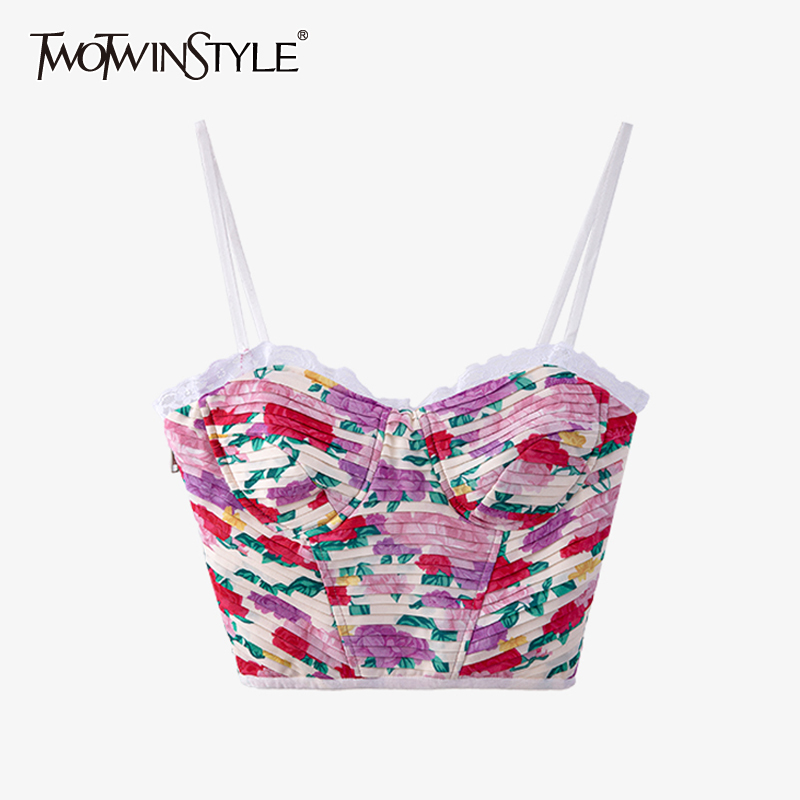 Vintage Print Vest For Women V Neck Sleeveless Ruched Slim Sexy Camis Females Summer Fashion Clothing Stylish 210524, Aspicture
Vintage Print Vest For Women V Neck Sleeveless Ruched Slim Sexy Camis Females Summer Fashion Clothing Stylish 210524, Aspicture