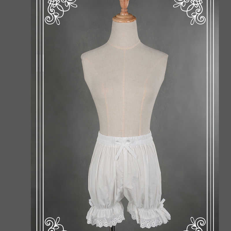 Sweet Cotton Lolita Shorts/Bloomers with Lace Trimming 210714