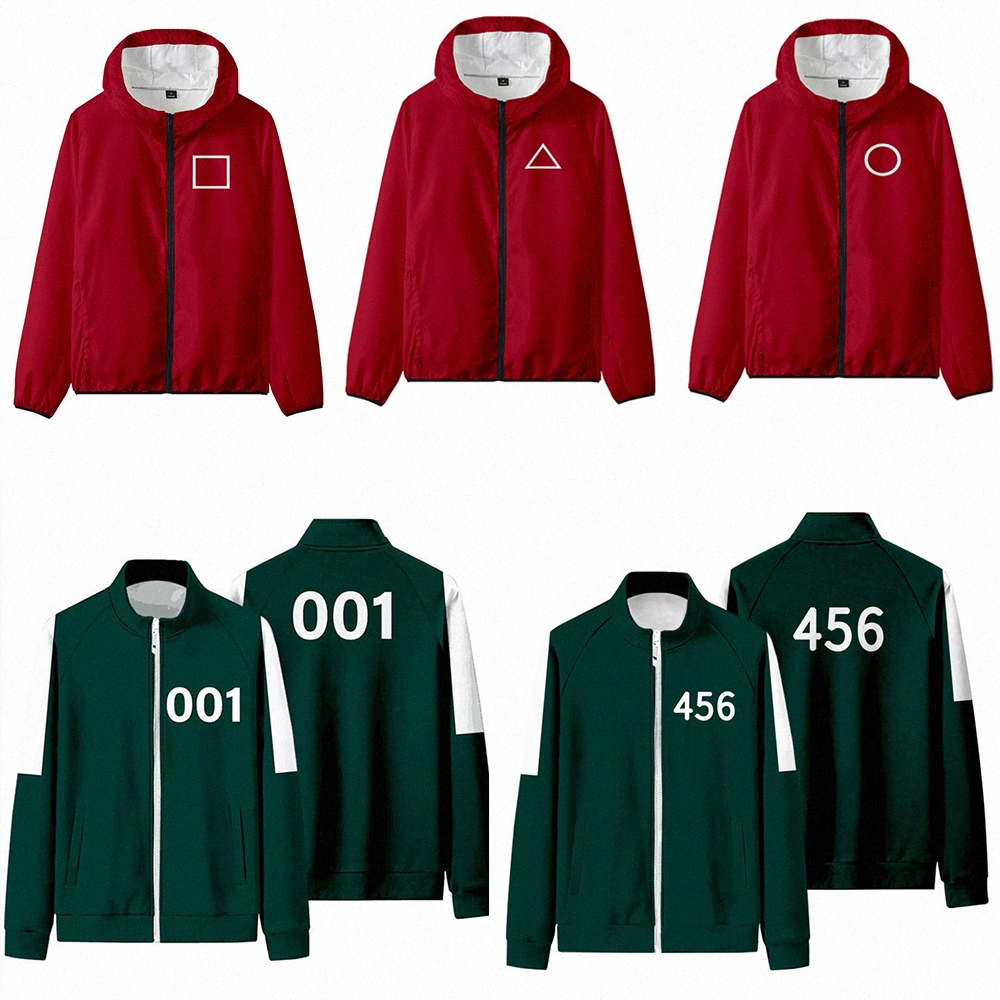 Li Zhengjae hoodie jacket 456 jackets Mens Sweatshirts Designer Movie Squid Game Cosplay Theme Costume women hoodies coat man hooded coats m, Black
Li Zhengjae hoodie jacket 456 jackets Mens Sweatshirts Designer Movie Squid Game Cosplay Theme Costume women hoodies coat man hooded coats m, Black