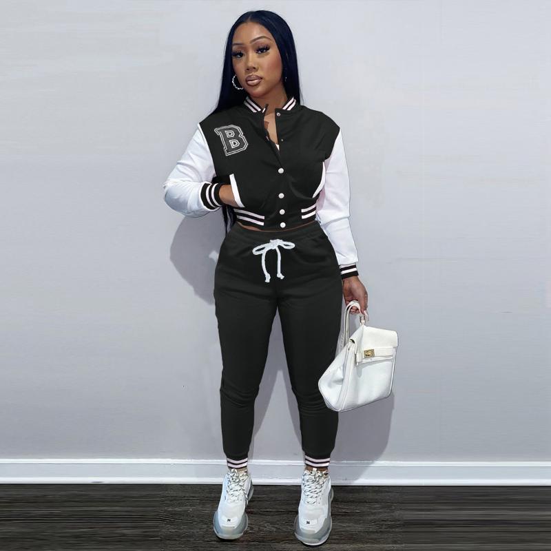 Women's Two Piece Pants Women Set Baseball Uniform Sports Suit Sportswear Korean Sweatsuits 2022 Fashion Trend 2 Tracksuits, White
Women's Two Piece Pants Women Set Baseball Uniform Sports Suit Sportswear Korean Sweatsuits 2022 Fashion Trend 2 Tracksuits, White