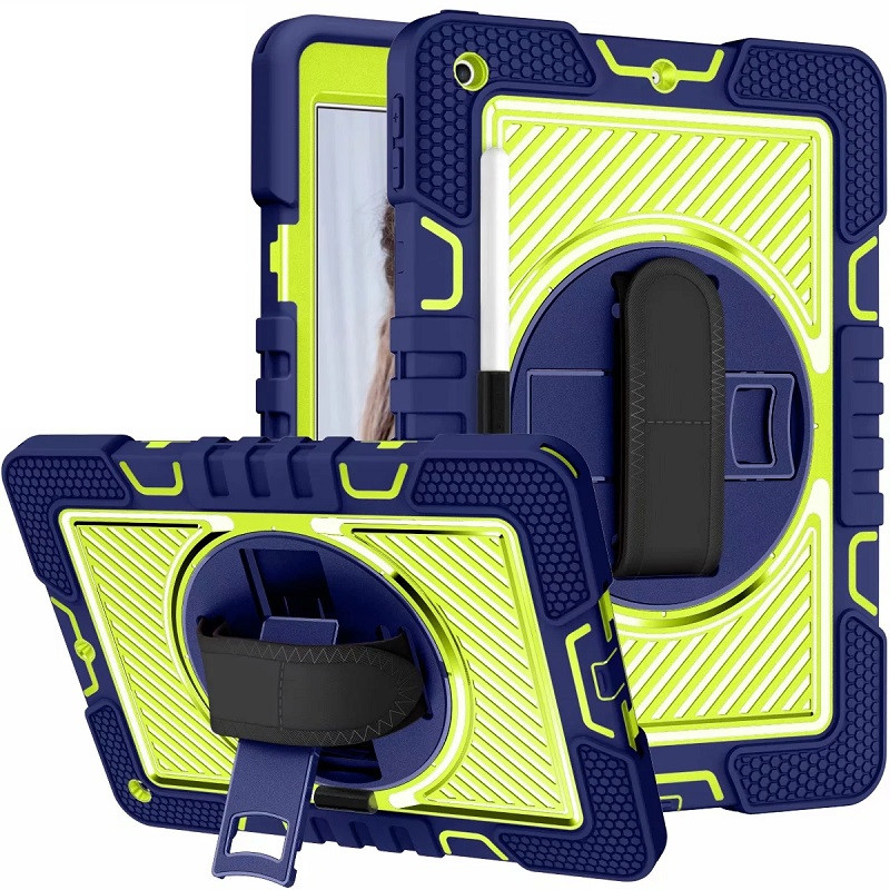 

Robot Kickstand Heavy Duty Tablet Cases For iPad 10th 10.2 Air 4 5 Pro 11 Mini4 Mini5 Mini Samsung Galaxy Tab A8 X200 6 Hybrid 3 in 1 Silicone Rugged Shockproof Stand Cover