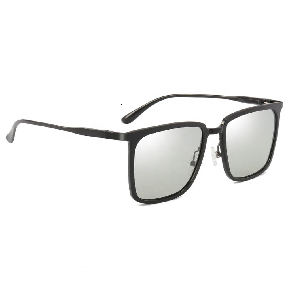 Highend accessories Aluminum wholale square black men alloy polarized sun glass aluminum sunglass women