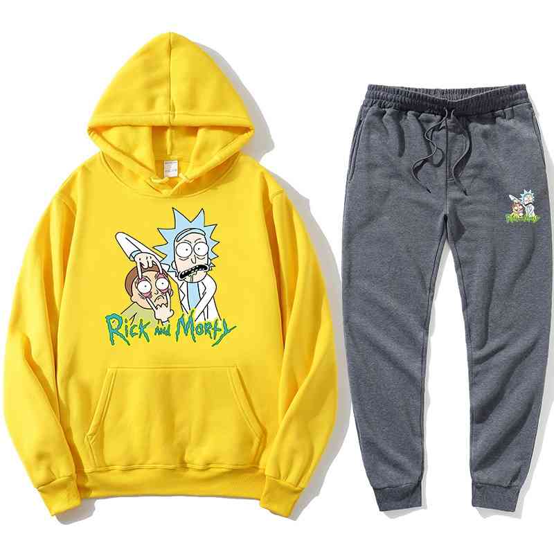 2021 autumn winter hot print and moti sports men's anime fun Hoodie long sleeve casual suit Rick Morti, Gray
2021 autumn winter hot print and moti sports men's anime fun Hoodie long sleeve casual suit Rick Morti, Gray