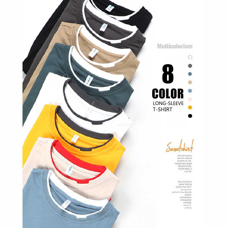 Autumn Winter Long-sleeve T-shirt Men High Quality O-neck Tops Casual Solid Polyester Slim Tee Shirt Men for Young Men 210603, Cjw285green
Autumn Winter Long-sleeve T-shirt Men High Quality O-neck Tops Casual Solid Polyester Slim Tee Shirt Men for Young Men 210603, Cjw285green