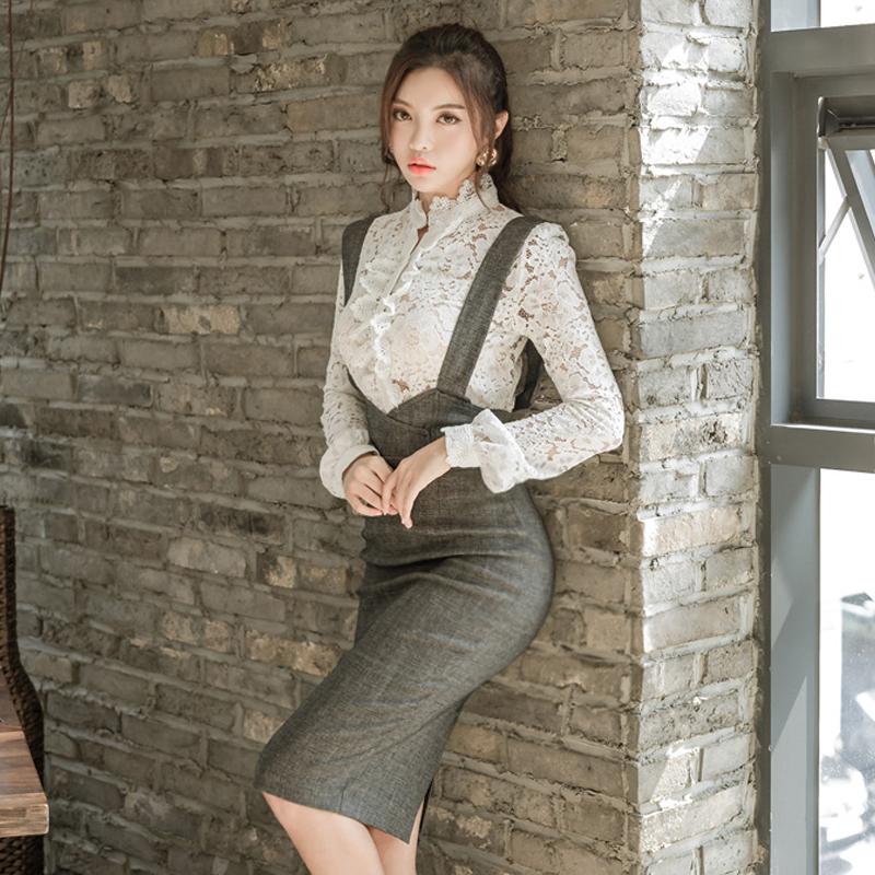 Casual Dresses 2 Pieces Set Womens Lace Elegant Party Evening Sheath Vestidos Autumn Winter Korean OL Pencil Bodycon Suit, White
Casual Dresses 2 Pieces Set Womens Lace Elegant Party Evening Sheath Vestidos Autumn Winter Korean OL Pencil Bodycon Suit, White