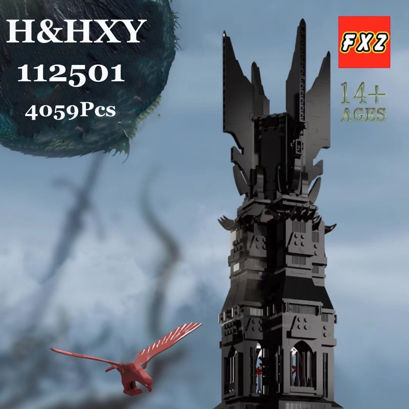 

Movie Series Blocks The Tower of Orthanc 112501 4059Pcs Building Blocks Bricks Educational Toys Birthday Boy Gifts 16010 10237