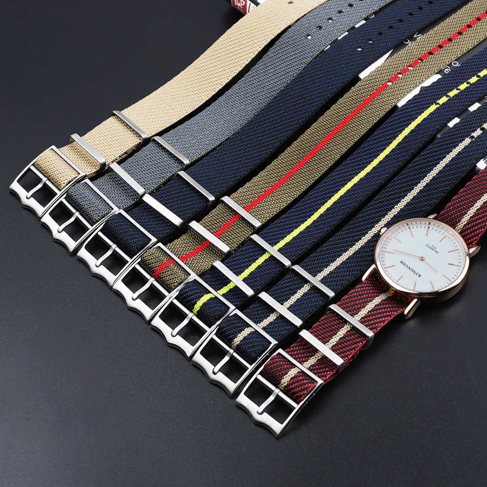 20mm 22mm Nato Watch Strap Nylon Premium Seatbelt Replacement Braided for Tudor Fabric Watch Band H09154071420