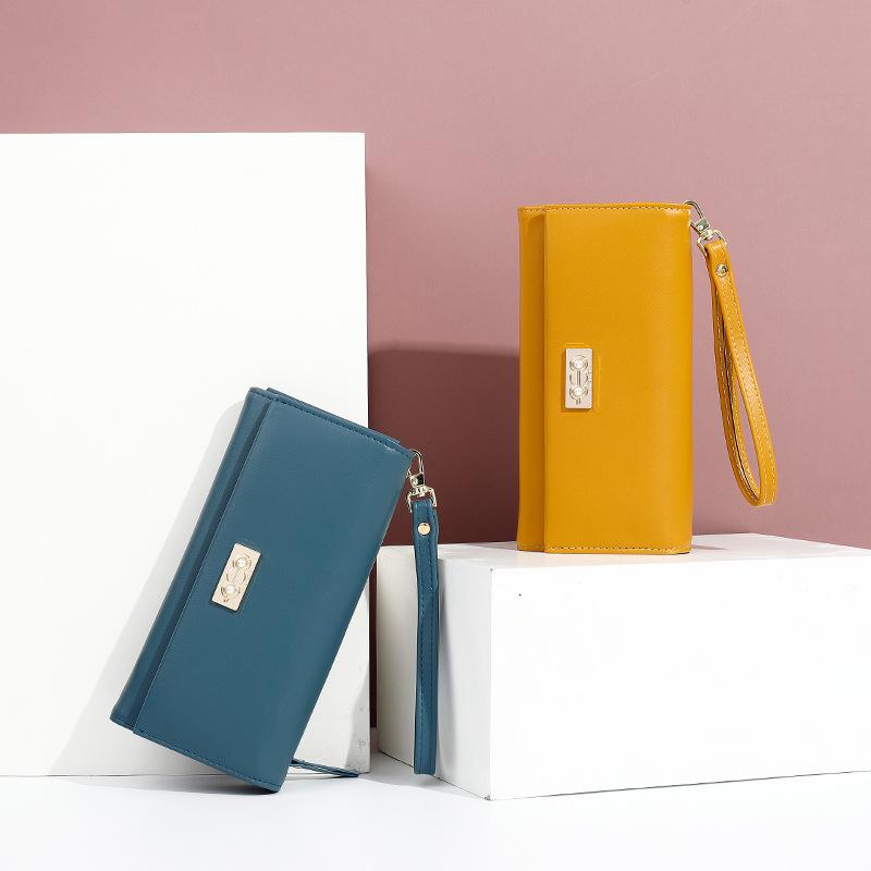 Wallets 2021 Ladies Clutch Bag, Stylish Multifunctional Long Wallet, Solid Color Mobile Wallet, Blue
Wallets 2021 Ladies Clutch Bag, Stylish Multifunctional Long Wallet, Solid Color Mobile Wallet, Blue