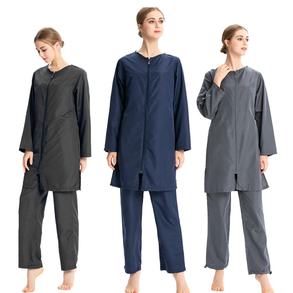 Arabic Islamic Muslim Swimwear Women Swim Wear Burkini Hooded Hijab Swimsuit Modest Swim Surf Wear Sport Full Suit for Swimming
Arabic Islamic Muslim Swimwear Women Swim Wear Burkini Hooded Hijab Swimsuit Modest Swim Surf Wear Sport Full Suit for Swimming