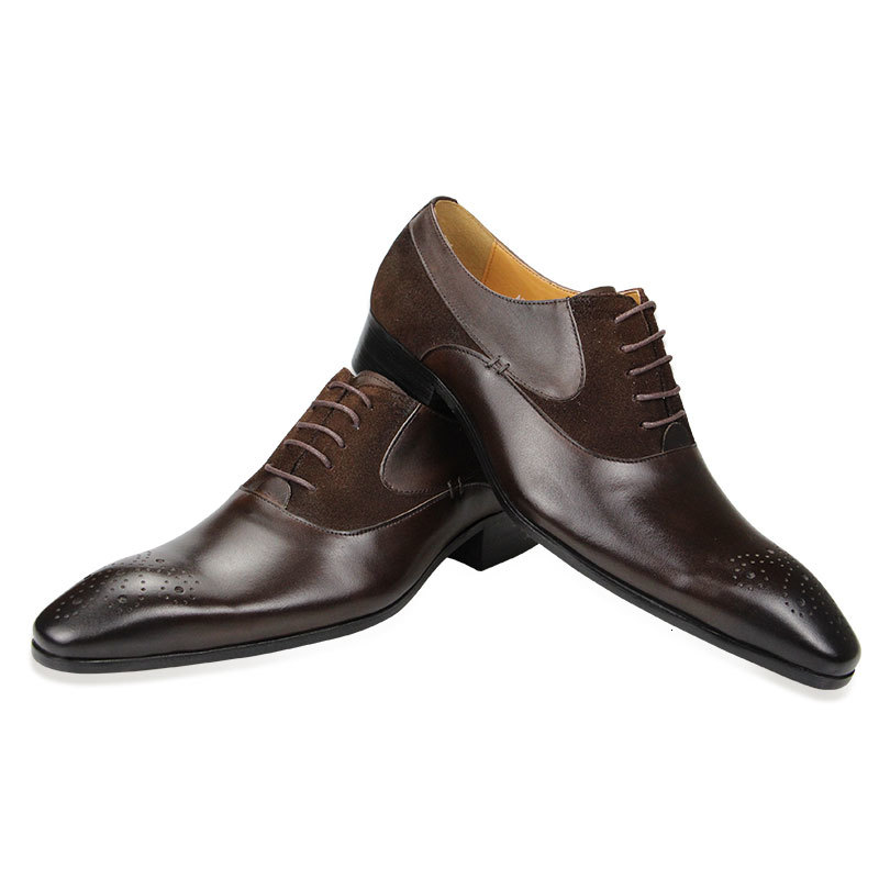 dress shoes homens vestido de luxo sapatos personalizados brogue casamento dos homens couro genuÃno apontou toe retalhos laço-up preto e lei, Black
dress shoes homens vestido de luxo sapatos personalizados brogue casamento dos homens couro genuÃno apontou toe retalhos laço-up preto e lei, Black
