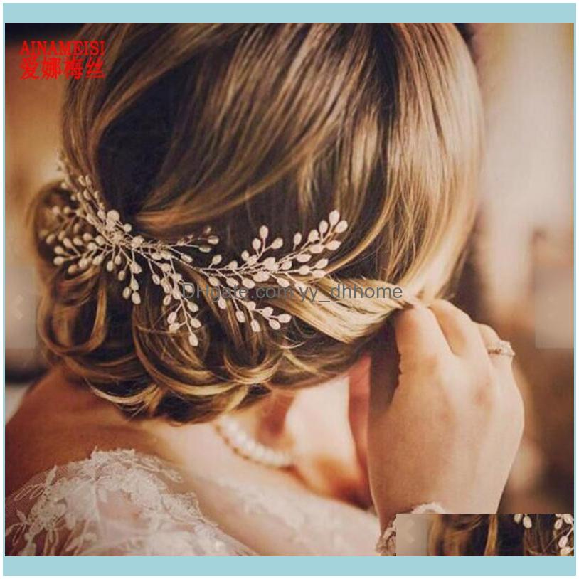 Jewelrybridal Hair Combs Pearl Wedding Jewelry Handmade Crystal Tiara Headpiece Party Aessories For Women Gift Clips & Barrettes Drop Delive
Jewelrybridal Hair Combs Pearl Wedding Jewelry Handmade Crystal Tiara Headpiece Party Aessories For Women Gift Clips & Barrettes Drop Delive
