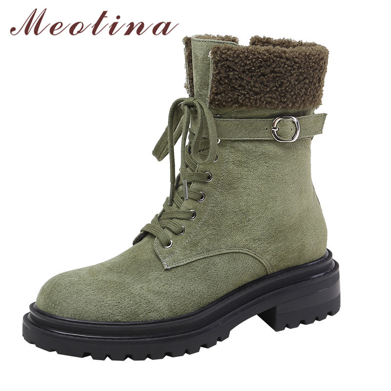 Cow Suede Real Leather Platform Mid Heel Ankle Boots Women Shoes Buckle Zip Lace Up Thick Heels Short Winter 40 210517, Black
Cow Suede Real Leather Platform Mid Heel Ankle Boots Women Shoes Buckle Zip Lace Up Thick Heels Short Winter 40 210517, Black