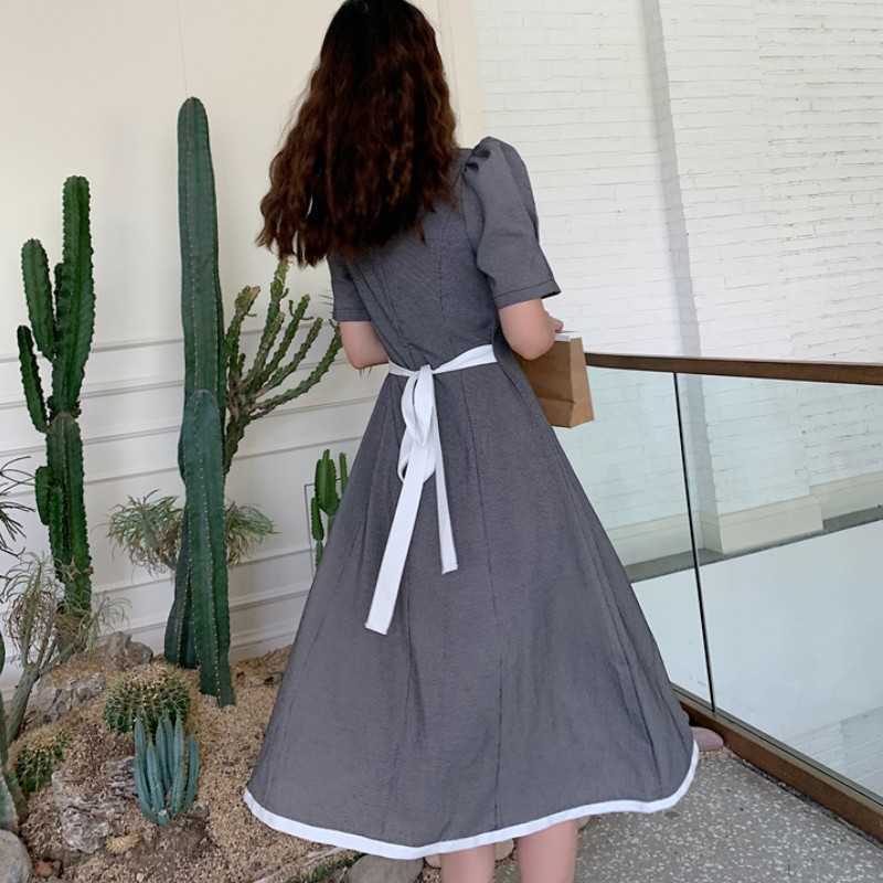 Summer Korean Chic Elegant Plaid O-Neck Puff Sleeve Women's Casual Fashion Mid-calf A-Line Dress 210526, Photo color
Summer Korean Chic Elegant Plaid O-Neck Puff Sleeve Women's Casual Fashion Mid-calf A-Line Dress 210526, Photo color