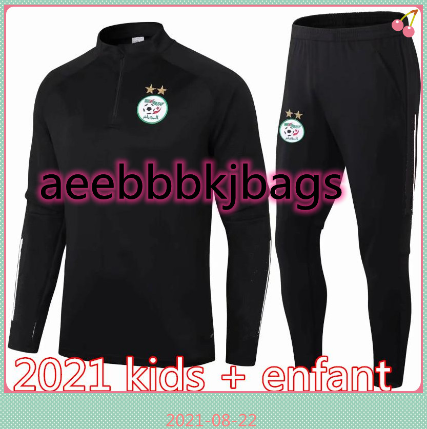 2022 2021 Algeria kids soccer tracksuit survetement 20 21 child MAHREZ chandal futbol FEGHOUL BOUNEDJAH football training suit jogging, Black
2022 2021 Algeria kids soccer tracksuit survetement 20 21 child MAHREZ chandal futbol FEGHOUL BOUNEDJAH football training suit jogging, Black