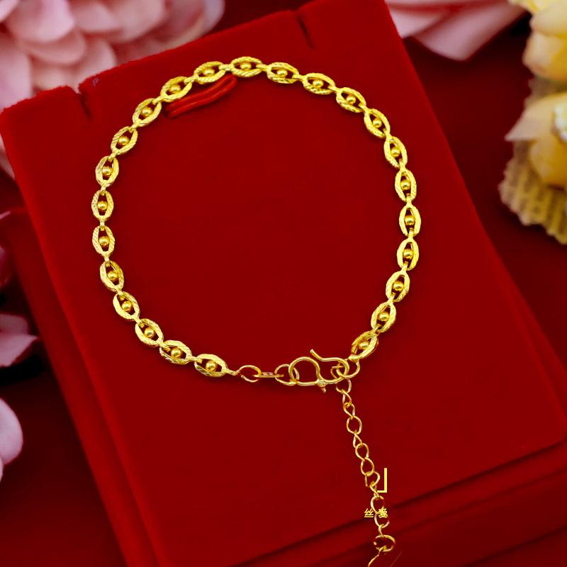 Link, Chain Fashion Bracelets Bangles For Women Wedding Statement Jewelry Pure Gold Color Dainty Beads Eyes Bracelet Pulsera De Mujer, Black
Link, Chain Fashion Bracelets Bangles For Women Wedding Statement Jewelry Pure Gold Color Dainty Beads Eyes Bracelet Pulsera De Mujer, Black