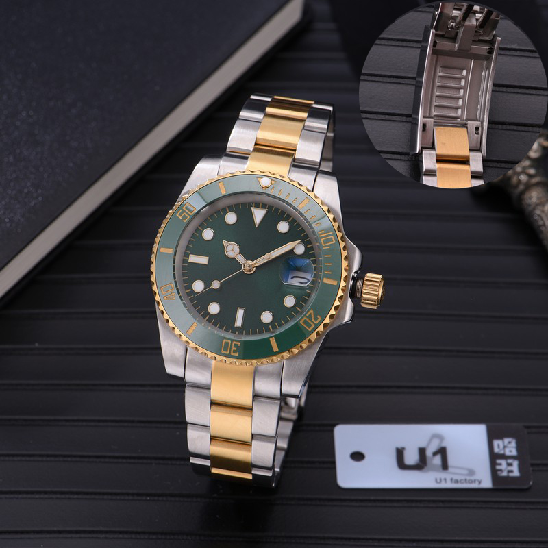 U1 Factory 3A+ Quality Mens Automatic Mechanical Ceramics Watches 41mm Full Stainless Steel Waterproof Watch Luminous Sapphire Wristwatches Montre de luxe gifts, Box
U1 Factory 3A+ Quality Mens Automatic Mechanical Ceramics Watches 41mm Full Stainless Steel Waterproof Watch Luminous Sapphire Wristwatches Montre de luxe gifts, Box