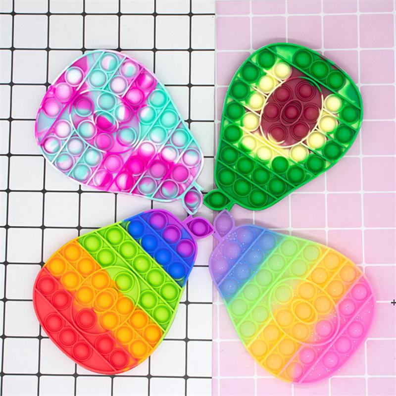Party Supply Silicone Avocado Push Bubble Fidget Sensory Toy Anti-Stress Squeeze Toys Relieve Autism Stress Reliver for Kids Adult fast sea NHA9061
Party Supply Silicone Avocado Push Bubble Fidget Sensory Toy Anti-Stress Squeeze Toys Relieve Autism Stress Reliver for Kids Adult fast sea NHA9061