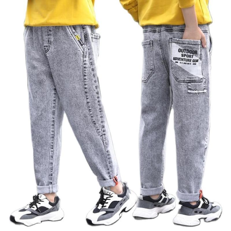 Jeans Spring-Fall Boys 4-16Y Kids Loosen Denim Trousers Gray Cotton Teeange Clothes Children Fashon Quality Pantalones, Blue
Jeans Spring-Fall Boys 4-16Y Kids Loosen Denim Trousers Gray Cotton Teeange Clothes Children Fashon Quality Pantalones, Blue
