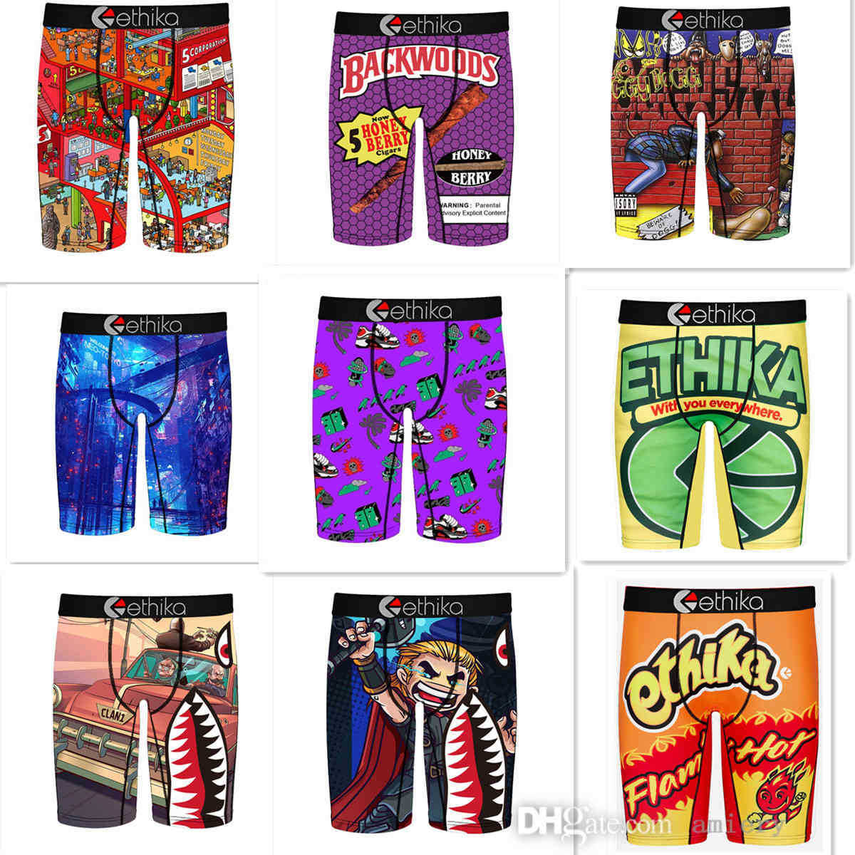 EHT Men Shorts Fashion Swimwear Sports Tight Breathable Cartoons Printed Underwear Boxers With Independent Package S-XXL 2021, Mix color 1-21#
EHT Men Shorts Fashion Swimwear Sports Tight Breathable Cartoons Printed Underwear Boxers With Independent Package S-XXL 2021, Mix color 1-21#