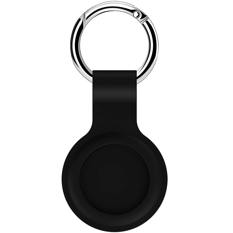 16 colors AirTags Loop Silicone Case Protective Cover Shell with Key Ring for Apple Airtag Smart Bluetooth Wireless Tracker Anti-lost tracking