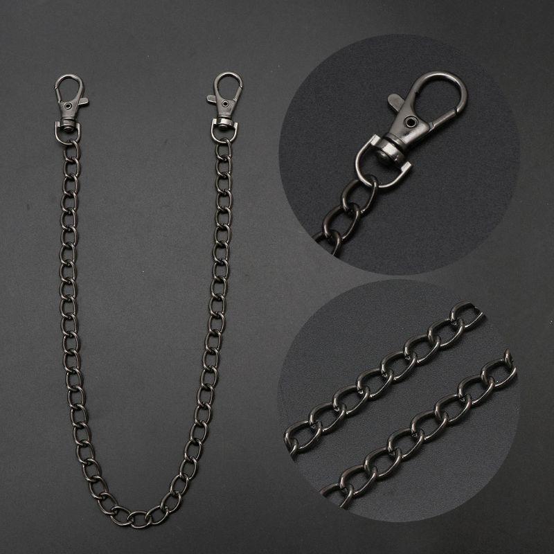 Keychains 16" Punk Belt Wallet Chain Waist Pants Pocket With Keyring For Jeans Wallets Keys Jewerly Unisex
Keychains 16" Punk Belt Wallet Chain Waist Pants Pocket With Keyring For Jeans Wallets Keys Jewerly Unisex