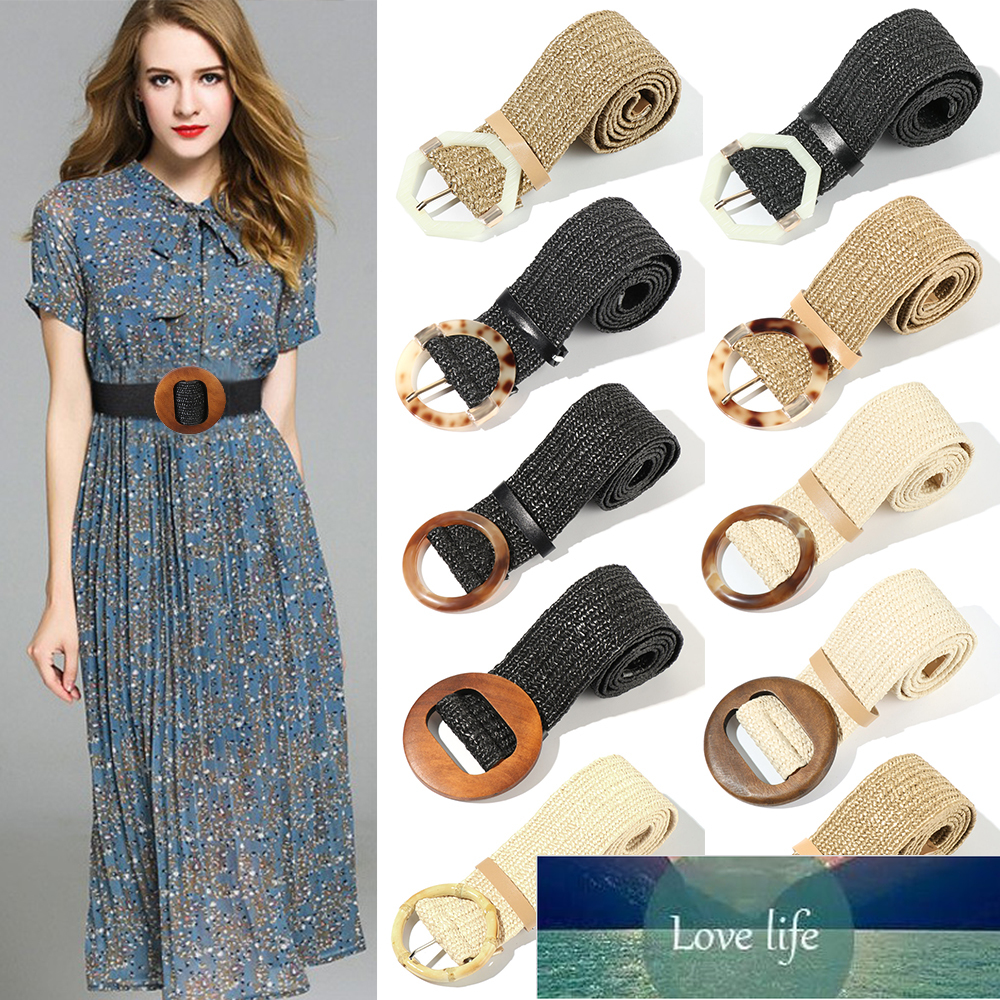 Vintage Bohemian Braided Wide Belt Round Wooden Bamboo Buckle Summer Solid Female Elastic PP Straw Waist Belt For Dress Jeans Factory price expert design Quality, As pic
Vintage Bohemian Braided Wide Belt Round Wooden Bamboo Buckle Summer Solid Female Elastic PP Straw Waist Belt For Dress Jeans Factory price expert design Quality, As pic
