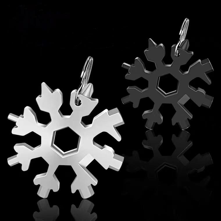 Keychains Multifunctional Wrench Snow Flake Spanners
Keychains Multifunctional Wrench Snow Flake Spanners