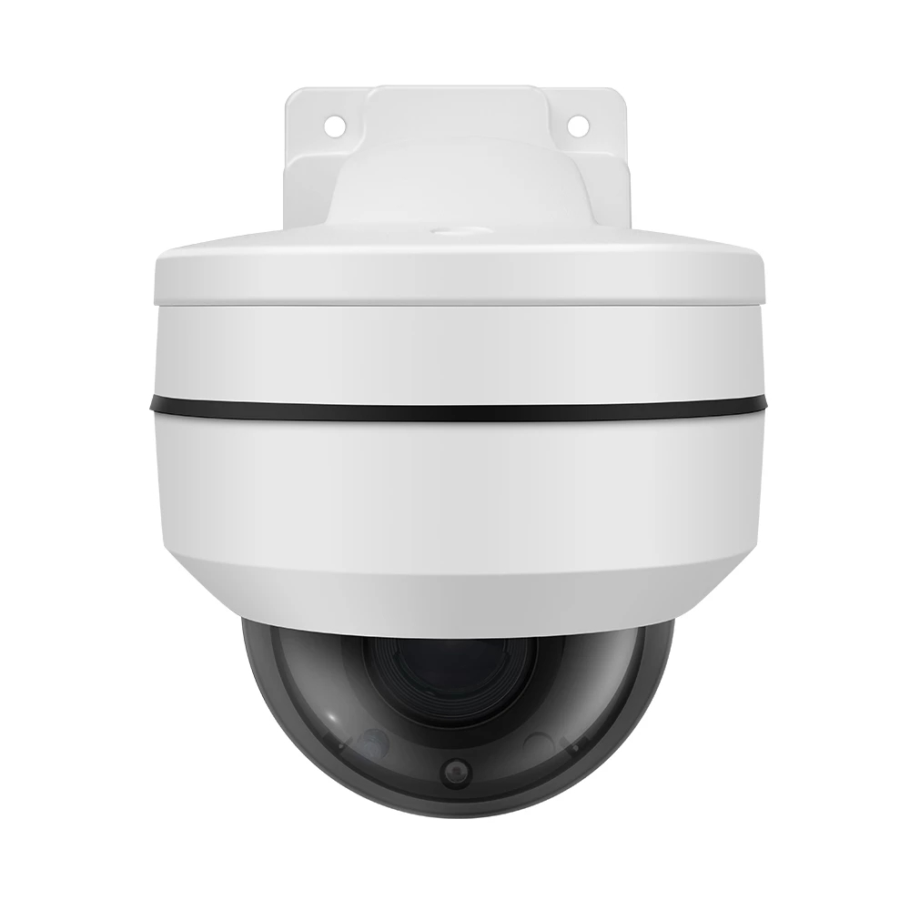 5MP PTZ IP Camera 4X Zoom Mini Speed Dome Indoor Outdoor Waterproof P2P ONIVF CCTV Security POE Hisee APP