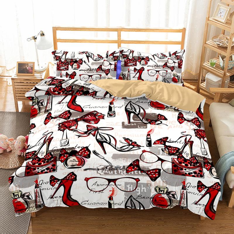 Bedding Sets Fashionable Pattern 3D Printed Duvet Cover Set Full Queen King Size Bed Linens Bedclothes For Young K70, A01
Bedding Sets Fashionable Pattern 3D Printed Duvet Cover Set Full Queen King Size Bed Linens Bedclothes For Young K70, A01