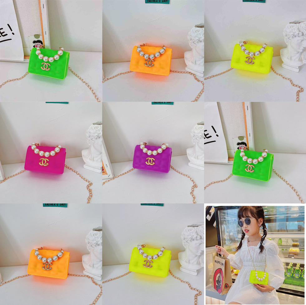 Children's Mini Chain Bag 2021 Candy Color Silicone Jelly Bags Little Girls Fashion Pearl Messenger Bag Coin Wallet Purses School Bags H71D4AH
Children's Mini Chain Bag 2021 Candy Color Silicone Jelly Bags Little Girls Fashion Pearl Messenger Bag Coin Wallet Purses School Bags H71D4AH