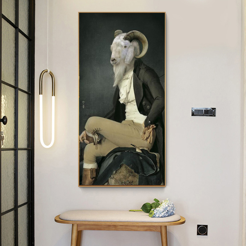 Goat Dressed Vintage Posters Creative Art Canvas Painting Wall Pictures for Living Room Prints Cuadros Pictures
Goat Dressed Vintage Posters Creative Art Canvas Painting Wall Pictures for Living Room Prints Cuadros Pictures