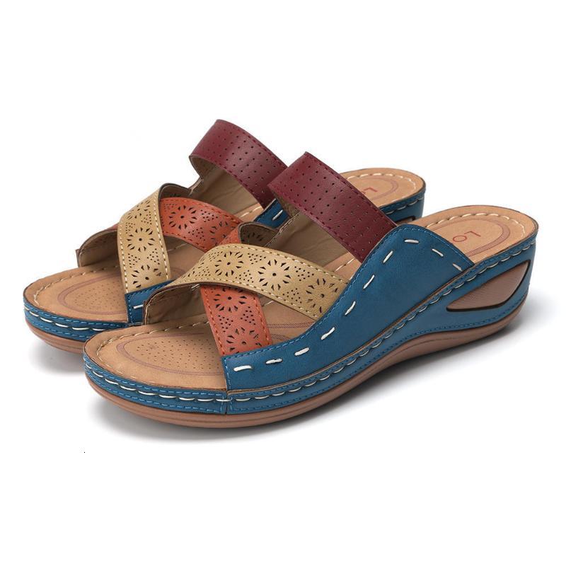 Sandals Chunky Women Rome Summer Retro Wedges Gladiator Non-slip Big Size Slippers Ladies Party Lazy Shoes Beach Slides 7E2L, Blue
Sandals Chunky Women Rome Summer Retro Wedges Gladiator Non-slip Big Size Slippers Ladies Party Lazy Shoes Beach Slides 7E2L, Blue