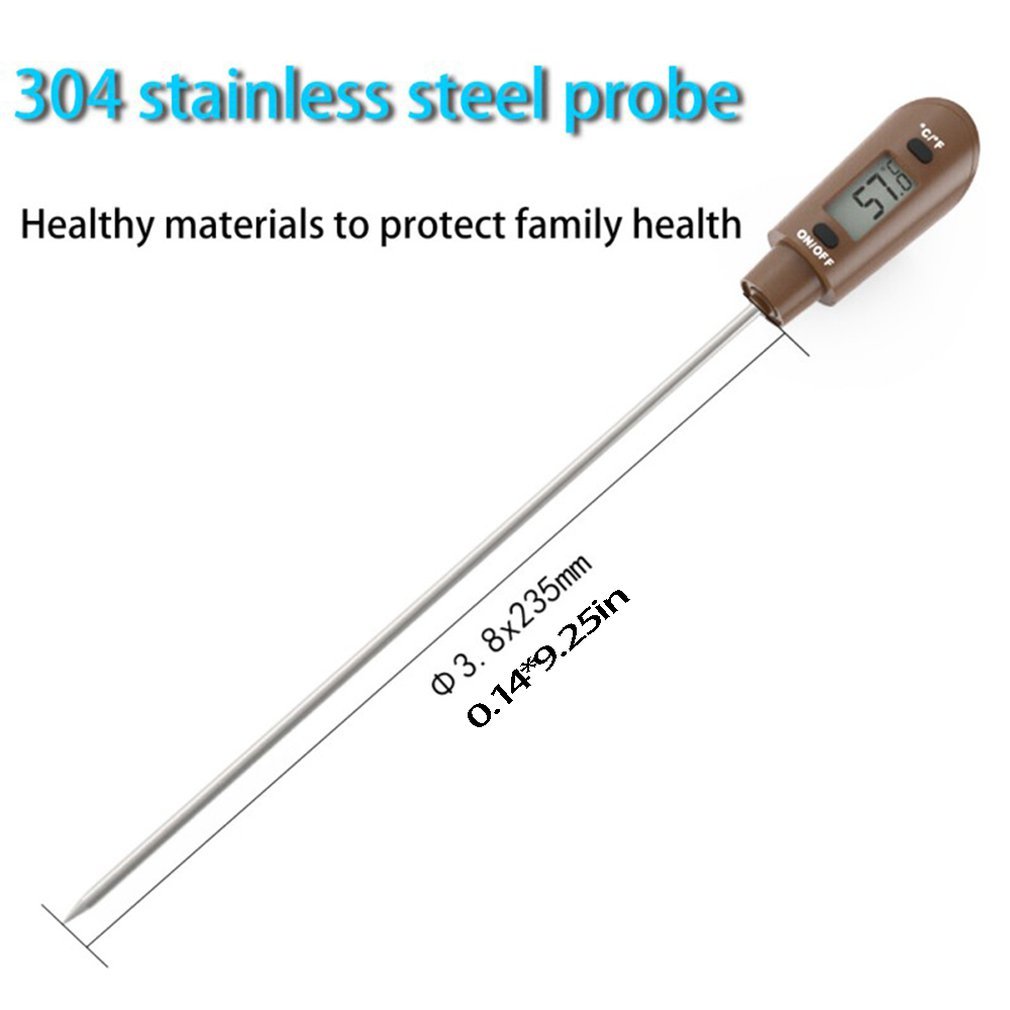 Digital Cooking Thermometer Double use Silicone Scratcher Spacer Cooking Food Thermometer Domestic Baking Tool