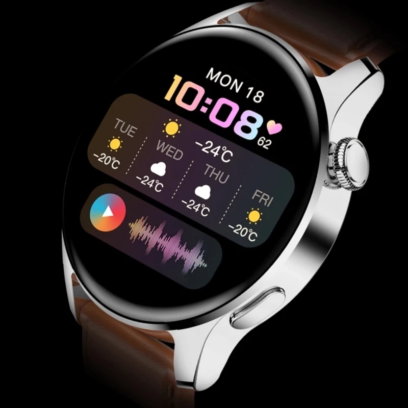 New Wearable Technology and Adults Smart Watch Men Waterproof Sport Fitness Tracker Weather Display Bluetooth Call Smartwatch For HUAWEI Android IOS