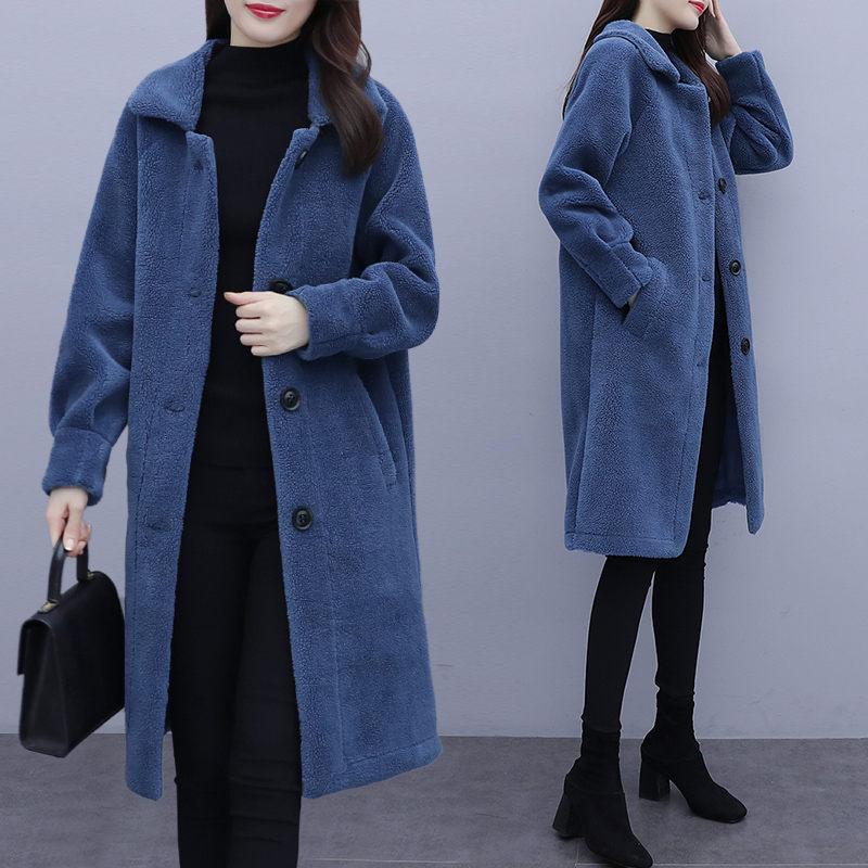 Women's Fur & Faux Plus Size Autumn And Winter Lamb Wool Coat Mid-Length 2021 Loose Slimming Long Furry Jacket Overcoat Y699, Royal blue
Women's Fur & Faux Plus Size Autumn And Winter Lamb Wool Coat Mid-Length 2021 Loose Slimming Long Furry Jacket Overcoat Y699, Royal blue